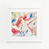 Coastal fizz abstract painting print thumbnail - example framed view