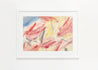 Sea front zing abstract painting print thumbnail - example framed view