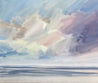 Bright shore original seascape watercolour painting thumbnail view