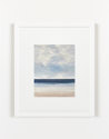 Light over calm seas watercolour painting thumbnail - example framed view