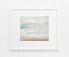 Overcast shore beach watercolour painting thumbnail - example framed view