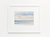 Shoreline seascape watercolour painting thumbnail - example framed view