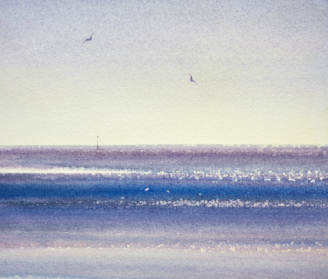 Large image of Early light, Lytham original watercolour painting