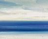 Seascape oil painting for sale Alongshore seascape art thumbnail - detail view