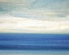 Abstract oil painting for sale Alongshore thumbnail - second detail view