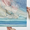 Seascape oil painting for sale By the tide seascape art thumbnail - scale view