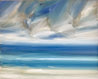 Abstract oil painting for sale Offshore, Lindisfarne thumbnail view