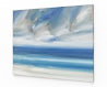 Abstract oil painting for sale Offshore, Lindisfarne thumbnail - side view