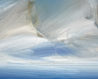 Abstract oil painting for sale Offshore, Lindisfarne thumbnail - second detail view