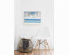 Abstract oil painting for sale Offshore, Lindisfarne thumbnail - example interior view