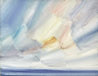 Seascape oil painting for sale Open shore, Lindisfarne thumbnail view