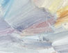 Seascape oil painting for sale Open shore, Lindisfarne seascape art thumbnail - fourth detail view