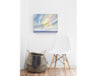 Abstract oil painting for sale Open shore, Lindisfarne thumbnail - example interior view