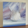 Seascape oil painting for sale Skies over Lindisfarne seascape art thumbnail - side view