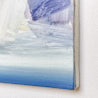 Seascape oil painting for sale Skies over Lindisfarne seascape art thumbnail - edge view