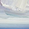 Seascape oil painting for sale Skies over Lindisfarne seascape art thumbnail - detail view