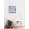 Seascape oil painting for sale Skies over Lindisfarne seascape art thumbnail - example interior view