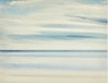Cerulean horizons original seascape watercolour painting thumbnail view
