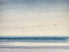 Evening light, St Annes-on-sea original seascape watercolour painting thumbnail view