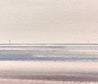 Light across the shallows original seascape watercolour painting thumbnail - detail view