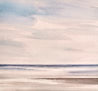 Light over the shore, St Annes-on-sea original seascape watercolour painting thumbnail view
