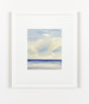 Offshore light watercolour painting thumbnail - example framed view