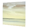 Serene twilight, St Annes-on-sea original seascape watercolour painting thumbnail - side view