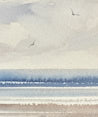 Shimmering shore original watercolour painting thumbnail - detail view