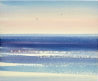 Sparkling shore original seascape watercolour painting thumbnail view