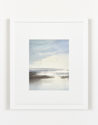 Sunlight across the shore watercolour painting thumbnail - example framed view