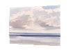 Sunlit seas, Lytham St Annes original seascape watercolour painting thumbnail - side view