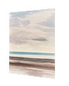 Sunlit tide, Lytham St Annes original seascape watercolour painting thumbnail - side view