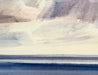 Sunset by the shore original watercolour painting thumbnail - detail view