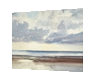 Sunset seashore, Lytham St Annes original seascape watercolour painting thumbnail - side view