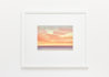 Sunset serenity watercolour painting thumbnail - example framed view
