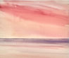 Twilight, Lytham St Annes beach original seascape watercolour painting thumbnail view