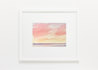 Twilight over the shore watercolour painting thumbnail - example framed view