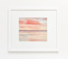 Twilight reflections watercolour painting thumbnail - example framed view