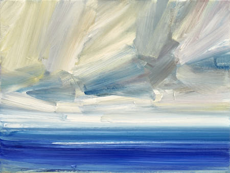 Seascape oil painting for sale Into the blue