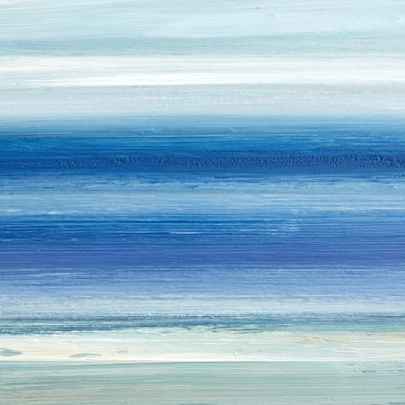 Seascape oil painting for sale Over calm waters - detail view