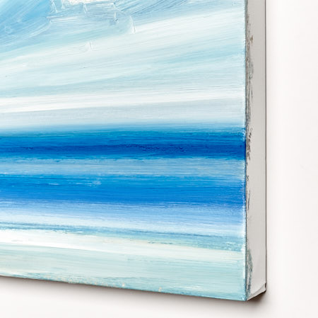 Abstract oil painting for sale Over calm waters - edge view