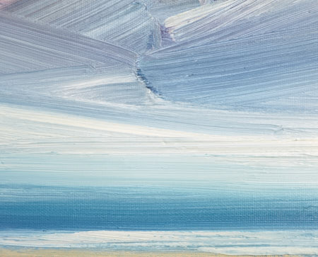 Abstract paintings of the sea by fine artist Timothy Gent