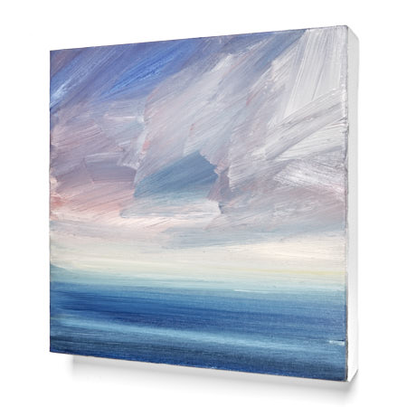 Abstract oil painting for sale Silent seas - side view