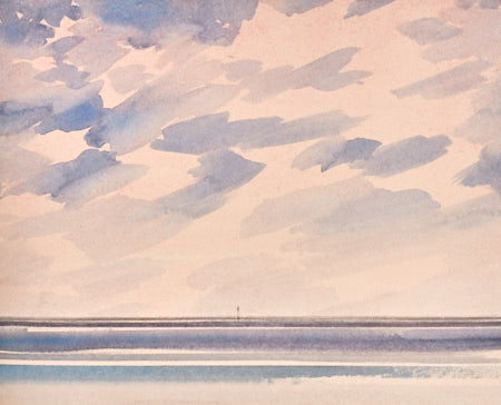 Over the sea original watercolour painting by Timothy Gent