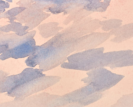 Over the sea original watercolour painting by Timothy Gent - detail view