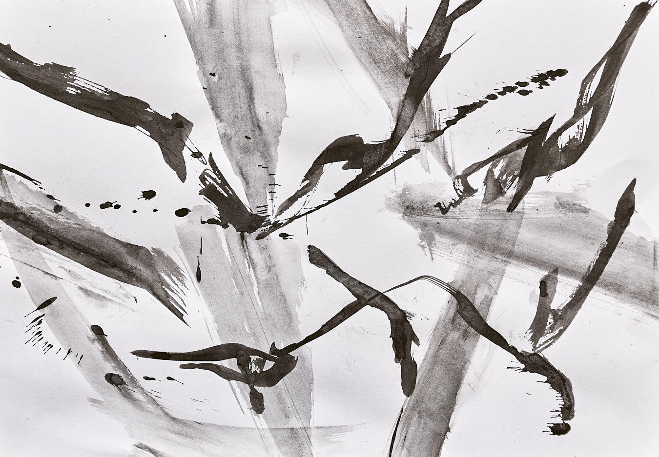 Large image of Untitled (01), Water's reach ink painting