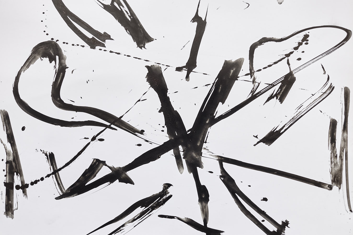 Large image of Untitled (02), Tidal trace ink painting