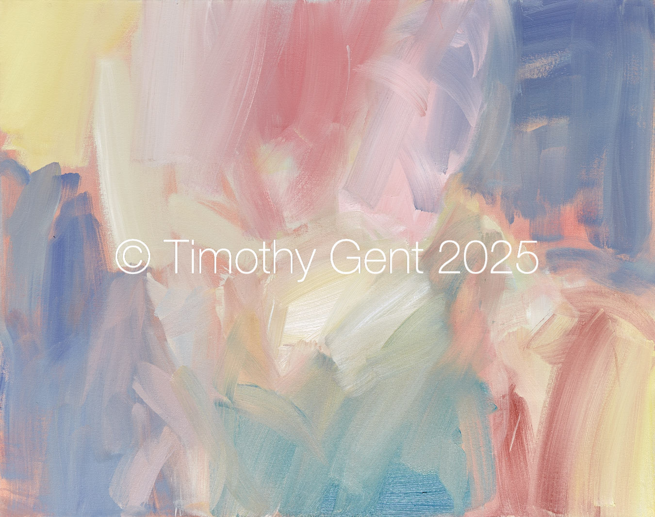 Large image of Chroma bloom oil painting