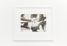 Shining tender abstract ink painting thumbnail - example framed view - by Timothy Gent