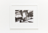 Silken dreams abstract ink painting thumbnail - example framed view - by Timothy Gent